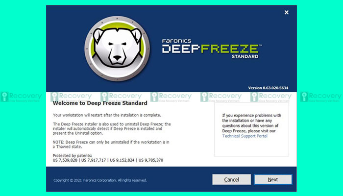 Deep Freeze Standard được biết đến là ứng dụng được phát triển với tính năng mã hóa dữ liệu một cách hiệu quả