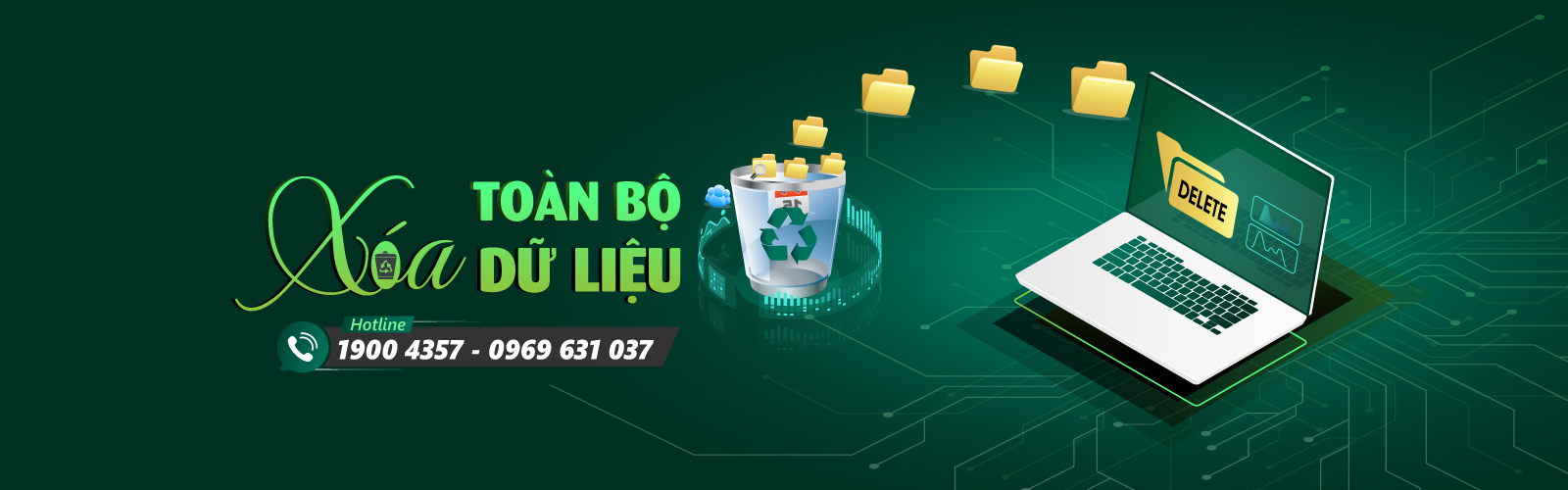 Xóa toàn bộ dữ liệu