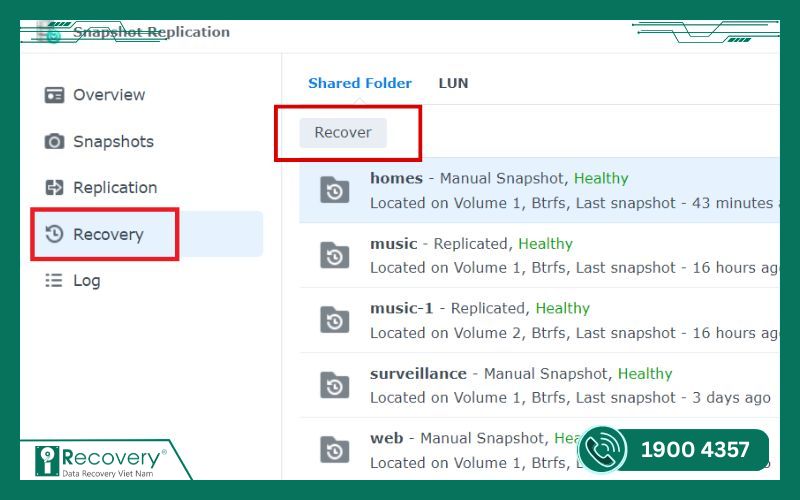 cứu dữ liệu nas synology-iRecovery #3
