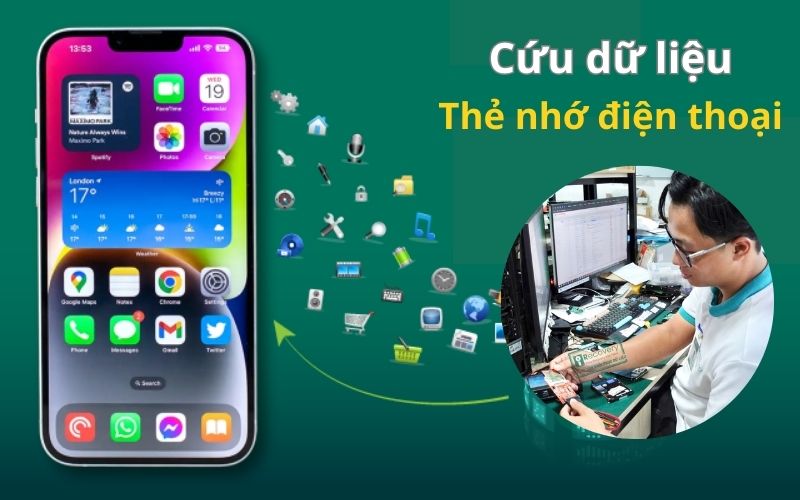 Cứu dữ liệu thẻ nhớ điện thoại chuyên nghiệp, hiệu quả top #1 TPHCM
