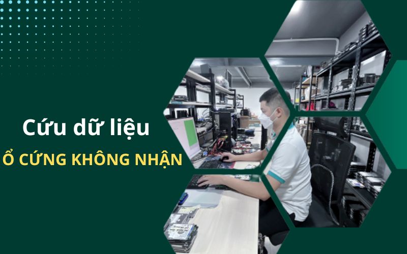 Cứu dữ liệu ổ cứng lỗi không nhận: Bảo Mật - An Toàn - Tận Tâm
