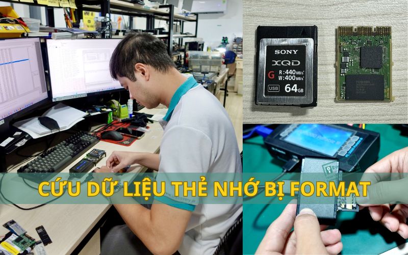 Cứu dữ liệu thẻ nhớ bị Format: Dịch vụ chuyên sâu & hiệu quả
