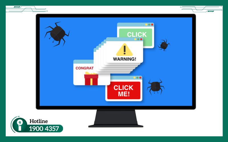 Xuất hiện quảng cáo, pop-up lạ – Dấu hiệu Win 10 có thể bị nhiễm virus