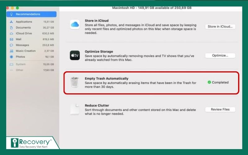 cách dọn dẹp macbook-iRecovery #5