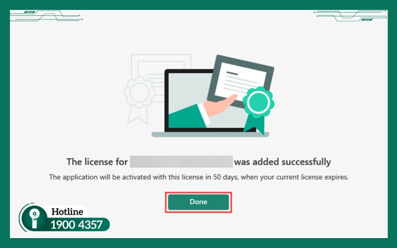 Hoàn tất quá trình gia hạn Kaspersky 