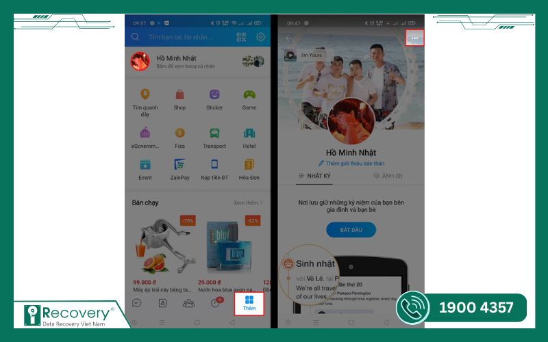 cách lấy link zalo-iRecovery #1