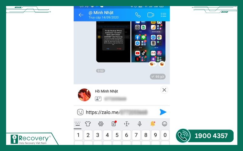 cách lấy link zalo-iRecovery #3