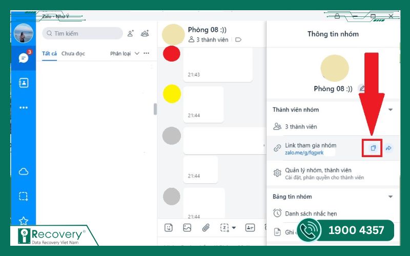 cách lấy link zalo-iRecovery #5