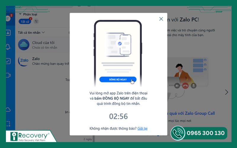 khôi phục cloud của tôi trên zalo-iRecovery #3