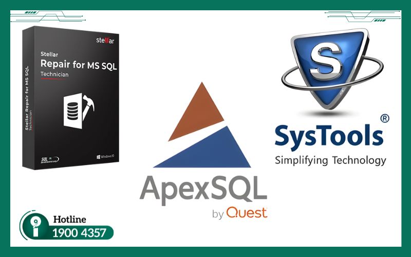 Khôi phục dữ liệu SQL bằng phần mềm chuyên dụng