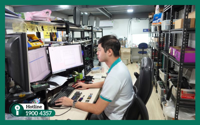 Kiểm tra độ ổn định của laptop sau khi sửa chữa tại trung tâm cứu dữ liệu