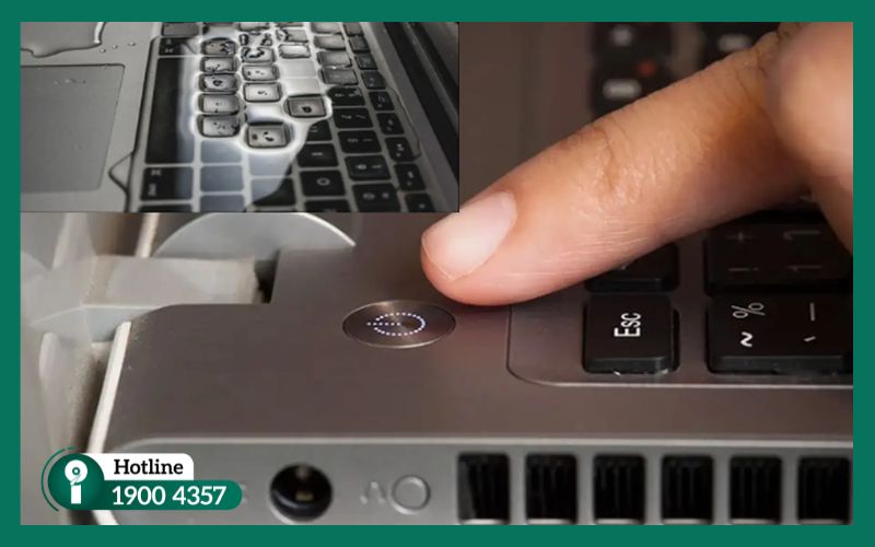 Không nên lắc mạnh máy khi laptop bị vào nước không lên nguồn