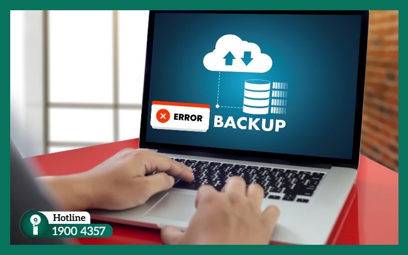 Sự cố liên quan đến file sao lưu dữ liệu MISA