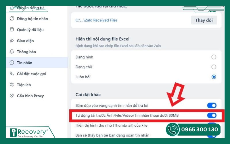 tại sao zalo chiếm nhiều dung lượng-iRecovery #4