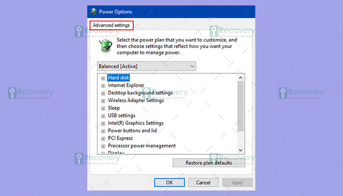 Cách disable ổ cứng