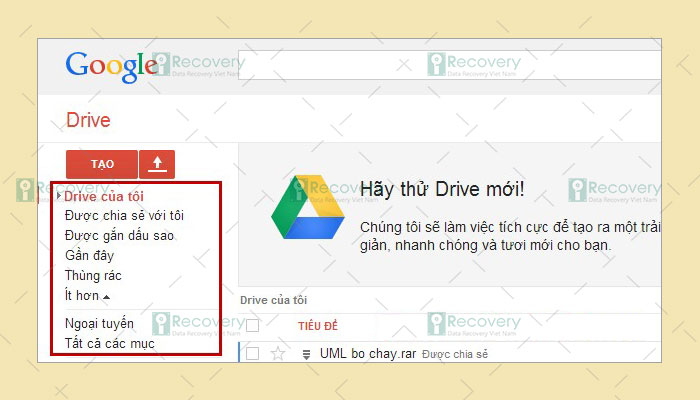 Cách Lưu Dữ Liệu Trên Google Drive Đơn Giản Nhất