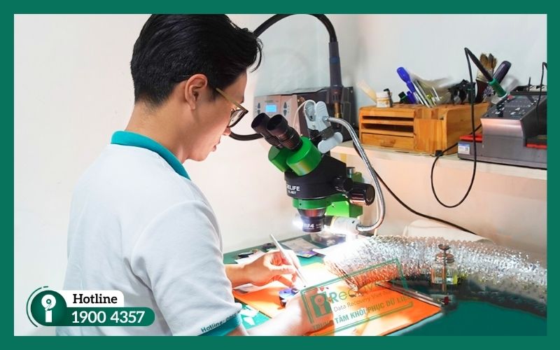 iRecovery tiếp nhận & đánh giá tình trạng thực tế