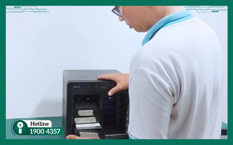 Tình trạng NAS khi iRecovery tiếp nhận