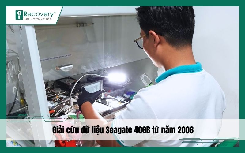 Giải cứu thành công 100% dữ liệu ổ cứng Seagate 40GB từ năm 2006