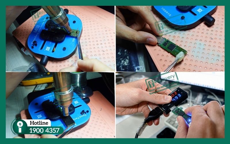 Quá trình khôi phục thành công 50GB dữ liệu