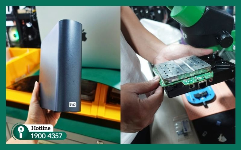 Thiết bị không nhận, dữ liệu bên trong không thể truy cập