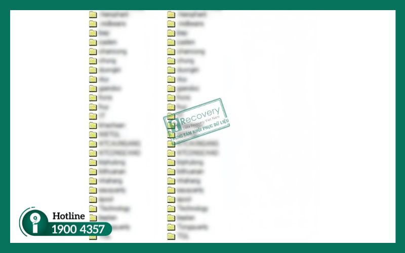 Kết quả: Khôi phục trọn vẹn hơn 300GB dữ liệu quan trọng