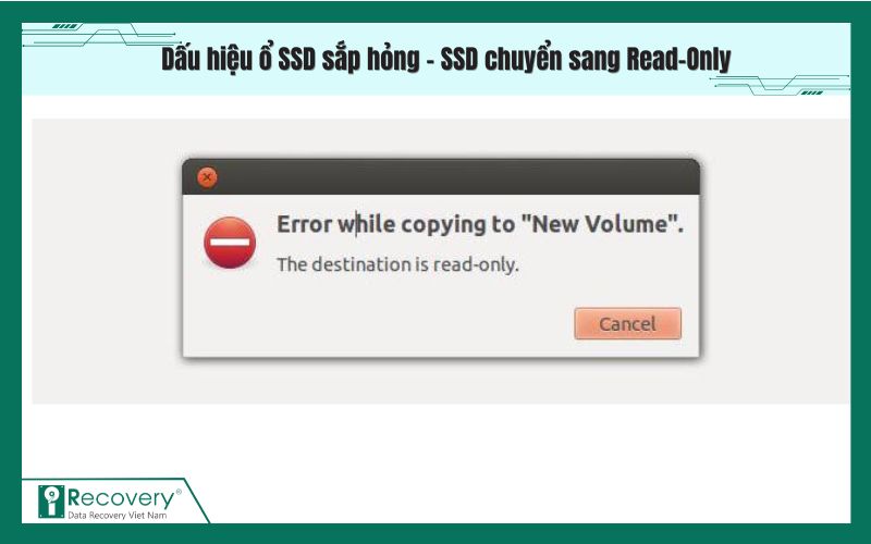 dấu hiệu ổ ssd sắp hỏng-iRecovery #6