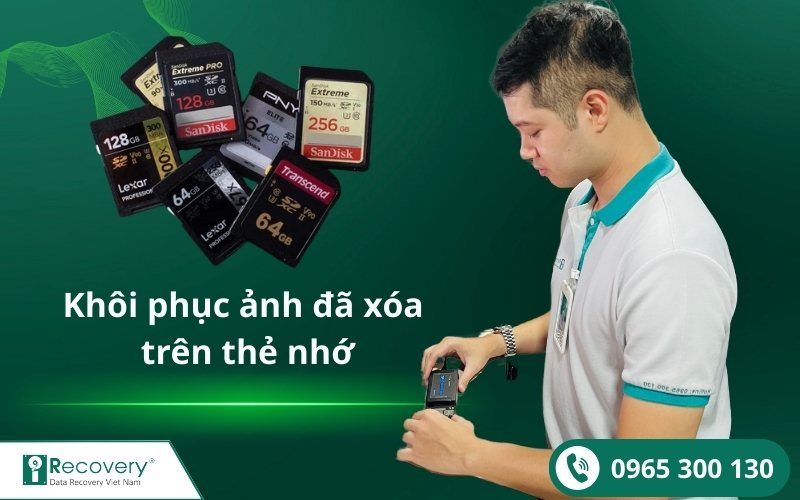 Khôi phục ảnh đã xóa trên thẻ nhớ - Nhanh chóng, hiệu quả