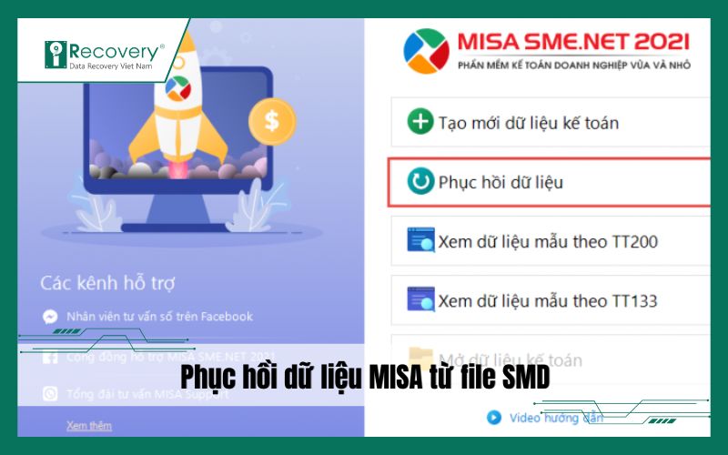 Phục hồi dữ liệu MISA từ file SMD: Hướng dẫn chi tiết & An toàn