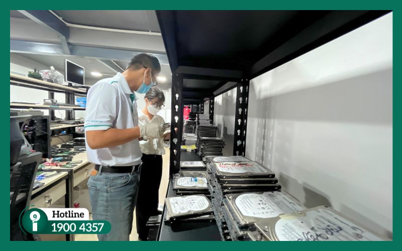 Quy trình làm việc minh bạch của trung tâm phục hồi dữ liệu Bình Dương