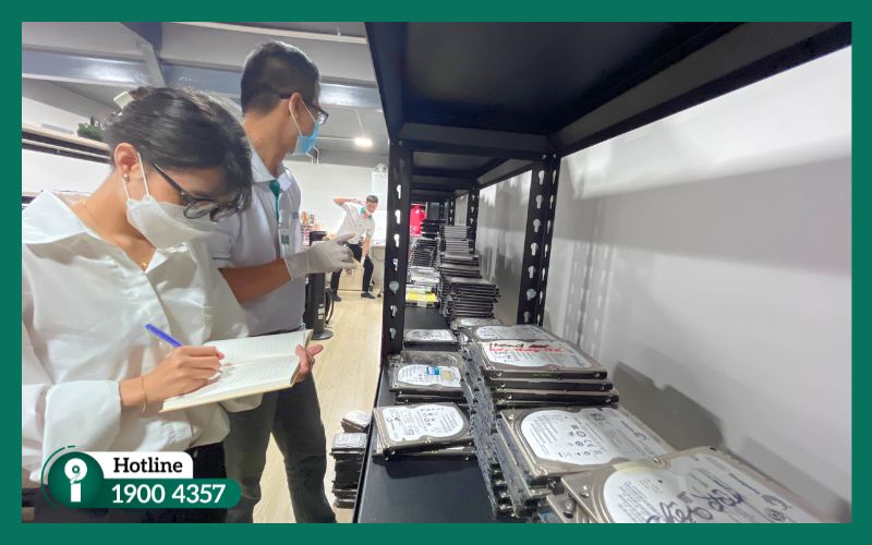 Các hạng mục dịch vụ khôi phục dữ liệu tại Vũng Tàu - iRecovery xử lý toàn diện