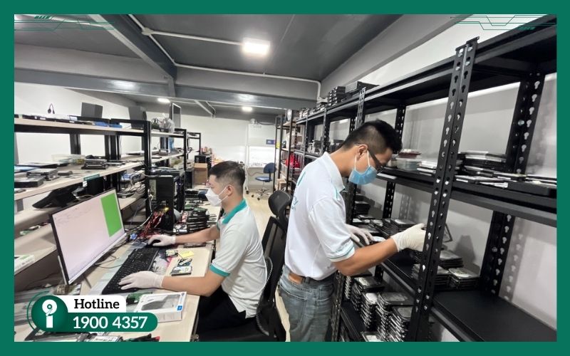 Quy trình khôi phục dữ liệu Quận Tân Phú iRecovery chuyên nghiệp