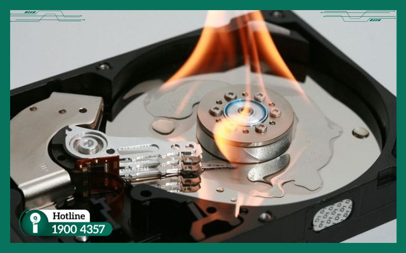 Tắt nguồn máy ngay lập tức khi ổ cứng gặp trục trặc