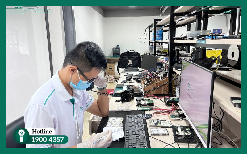 Quy trình khôi phục dữ liệu Quận 1 iRecovery