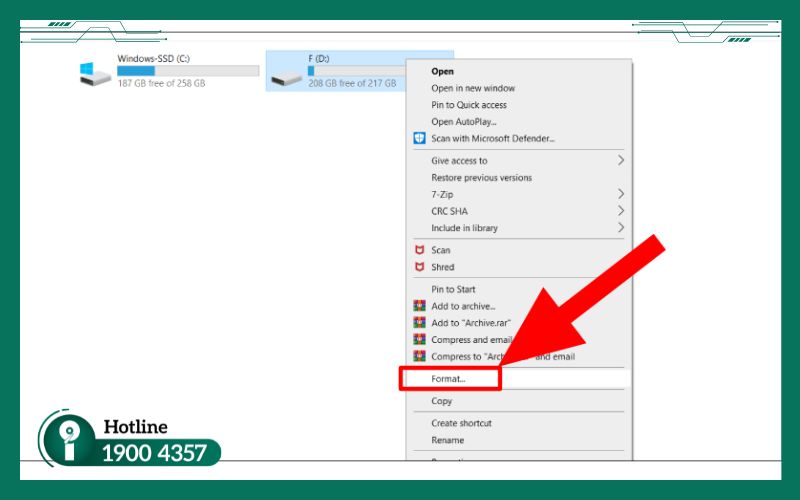 Hướng dẫn cách format ổ đĩa HDD để cứu dữ liệu giá rẻ tại Quận Gò Vấp