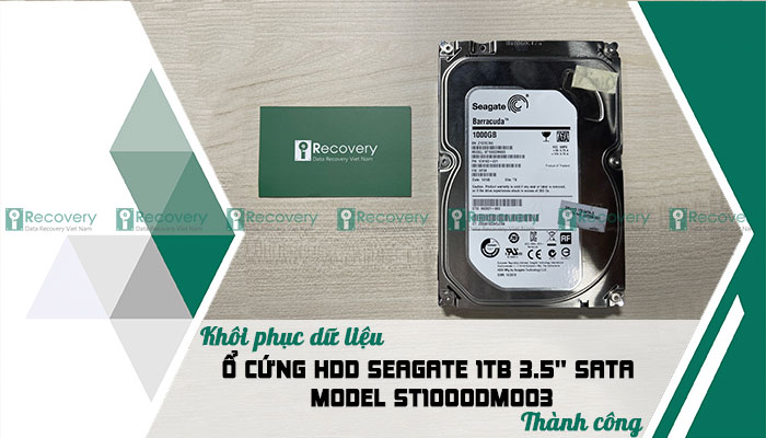 Khôi phục dữ liệu ổ cứng HDD Seagate 1TB 3.5