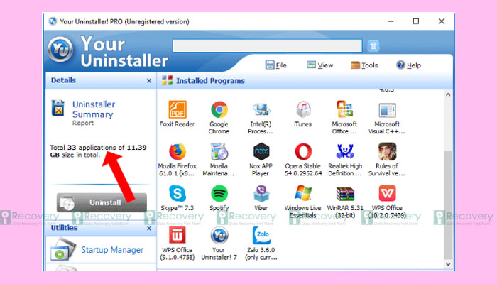Hướng dẫn chi tiết cách sử dụng phần mềm xóa tận gốc Your Uninstaller